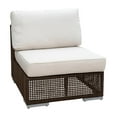 thumbnail image 1 of Hospitality Rattan Patio 903-1321-JBP-A-SU-706 Atlantis Modular Armless Chair, Canvas Tuscan, 1 of 2