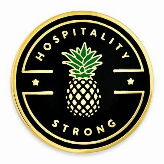 Hospitality Strong Lapel Pin - 5 Pack of Unisex Lapel Pins