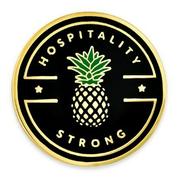 PinMart Hospitality Strong Button Pins - 25 Pack of Unisex Lapel Pins