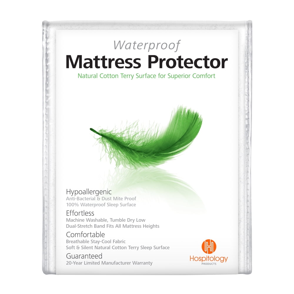 Queen Size Hypoallergenic Waterproof Cotton Mattress Protector