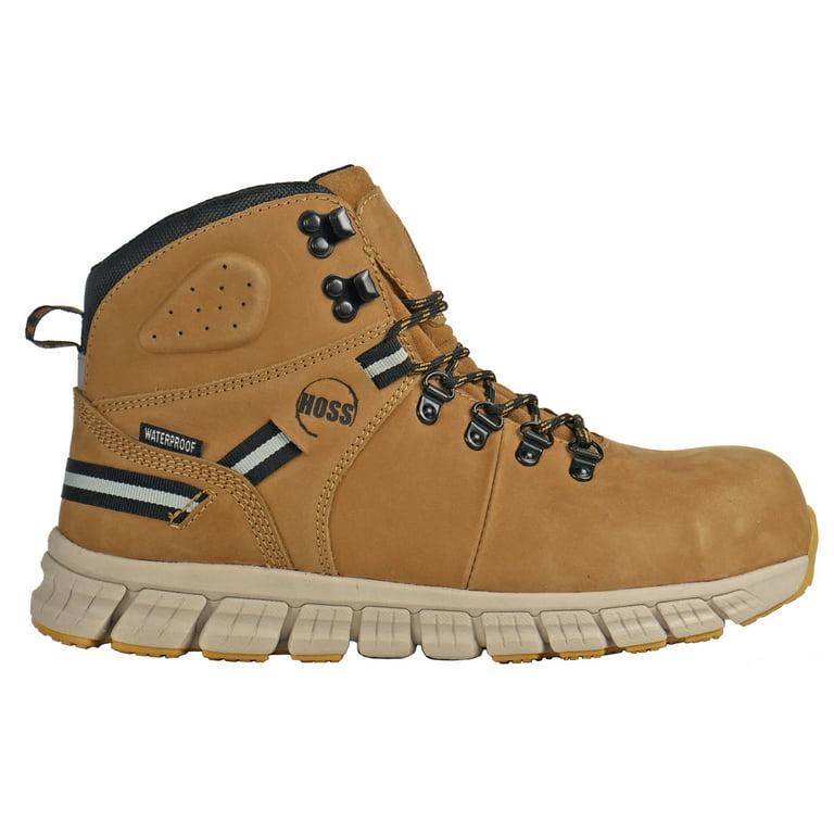 Hoss Adult Mens Ticker Composite Toe Waterproof Work Boots