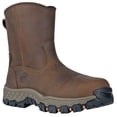 thumbnail image 1 of Hoss Men's Brown Recon 8" Side Zip Composite Toe Waterproof Electrical Hazard 9 D, 1 of 7