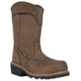 thumbnail image 1 of HOSS Men’s Composite Toe Waterproof Logger Pull-On Work Boot Slip Resistant EH PR Buford Brown, 1 of 7