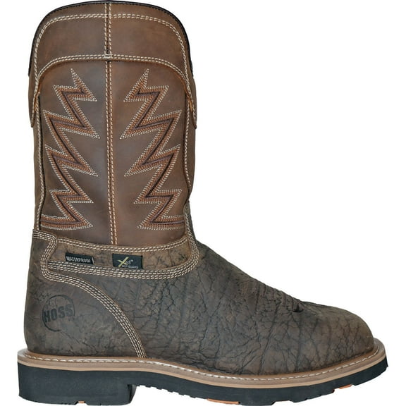 HOSS Fracker Men's Internal Metatarsal Composite Toe Puncture-Resisting Waterproof Western Work Boot