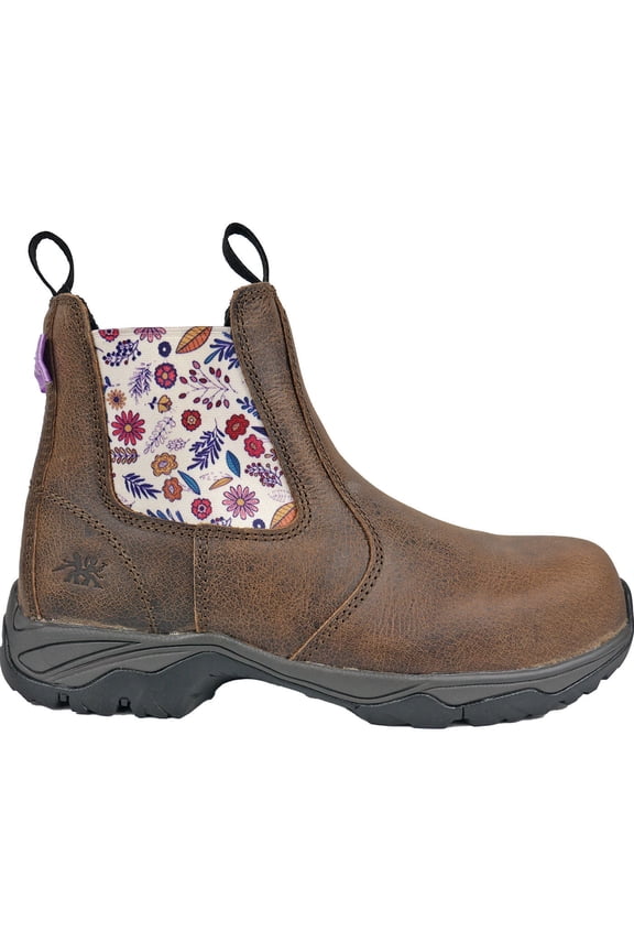 Angel Women's Composite Toe Electrical Hazard Chelsea Pull-On Work Boot