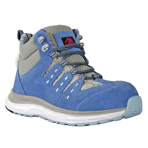Moxie Trades Women's Shoes Safety Boots, Western, Ankle-High, Medium, Thick, Closed Toe, Blue, Size 11