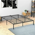 thumbnail image 1 of Hosslly Metal Platform Bed Frame with Sturdy Steel Bed Slats,Queen, Black, 1 of 6
