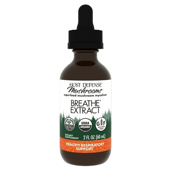 Host Defense Breathe* Extract - 2 fl oz (60 Servings)