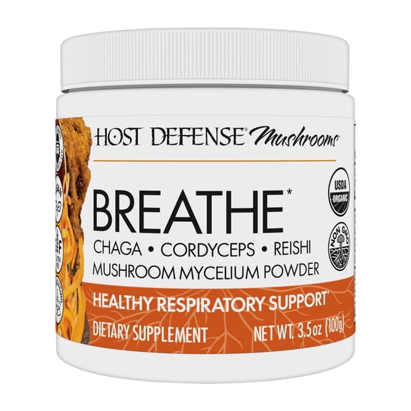 Host Defense Breathe Powder - 3.5 oz (66 Servings)