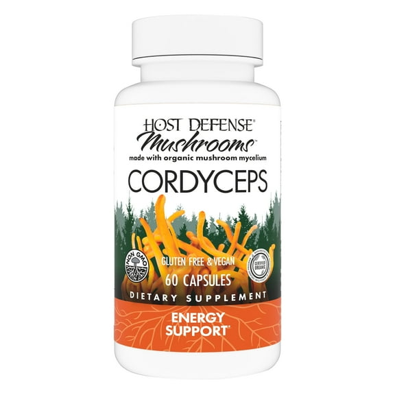 Host Defense Cordyceps Capsules - 60 Capsules (30 Servings)