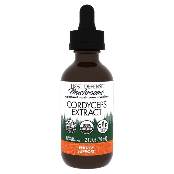 Host Defense Cordyceps Extract - 2 fl oz (60 Servings)