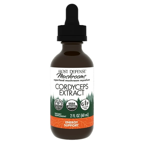Host Defense Cordyceps Extract - 2 fl oz (60 Servings)