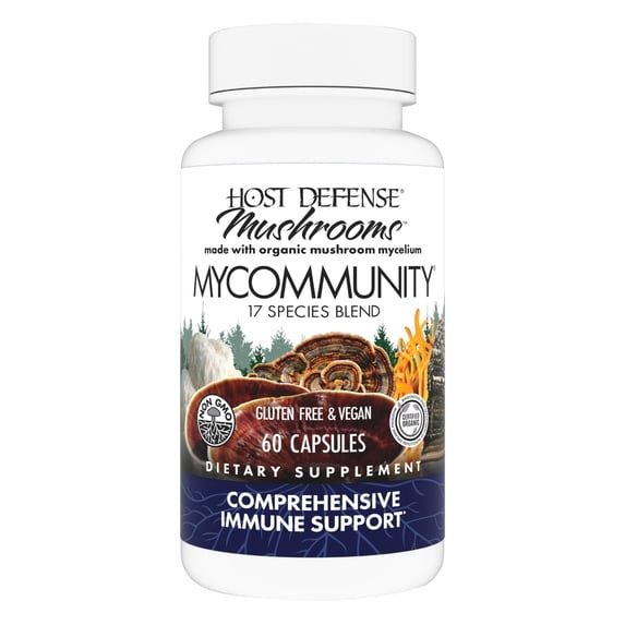 Host Defense MyCommunity Capsules - 60 Capsules (30 Servings)