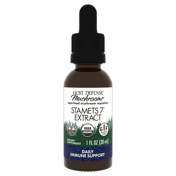 Host Defense Stamets 7 Extract - 1 fl oz (30 Servings)