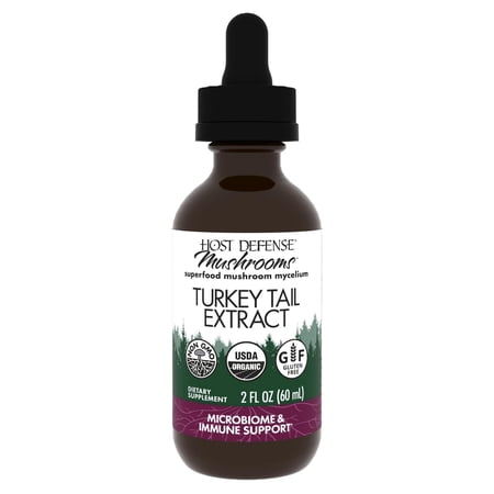 Host Defense Turkey Tail Extract - 2 fl oz (60 Servings)