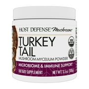 Host Defense Turkey Tail Mushroom Powder - 3.5 oz (66 Servings)