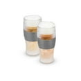 thumbnail image 1 of Host FREEZE Beer Glasses, Iced Coffee Tumblers, 16oz Set of 2, Gray, 1 of 10