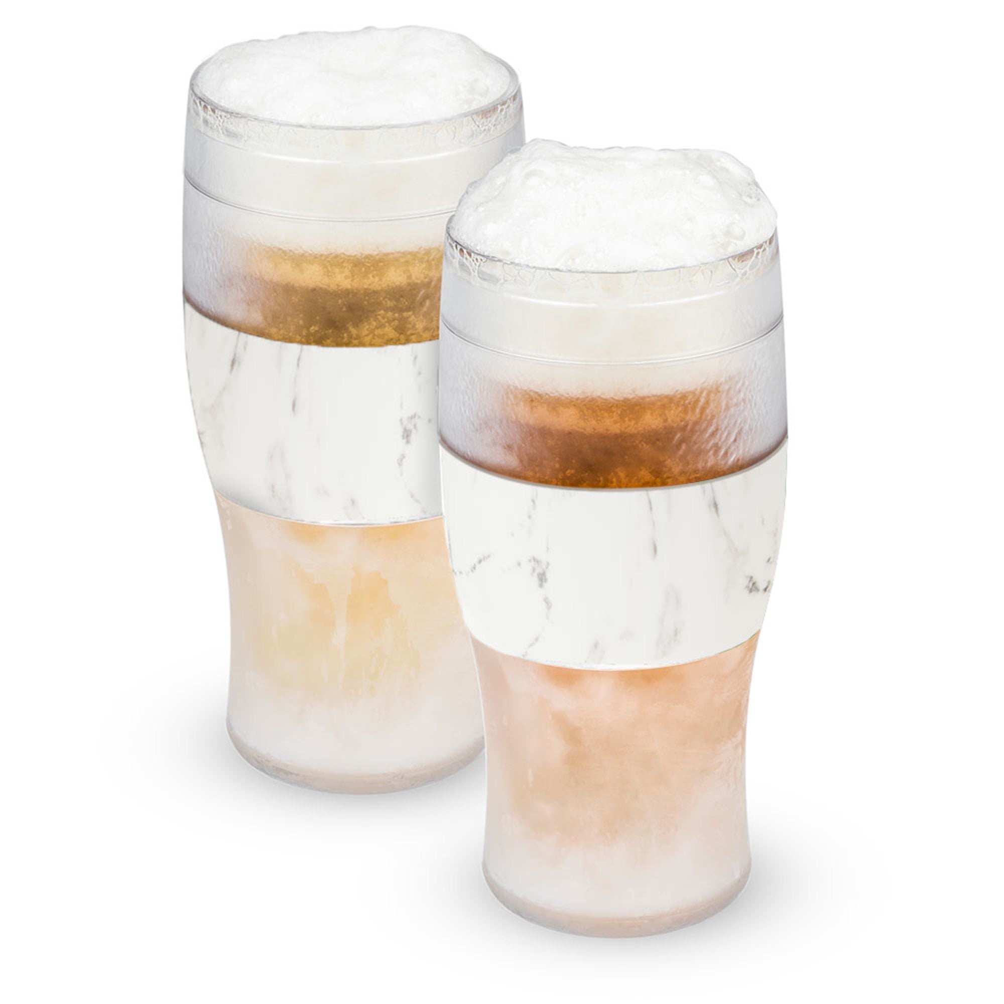 Host Freeze Beer Glasses Double Walled Insulated Plastic Pint Glasses