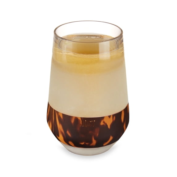 Host Freeze XL Cooling Cup, Insulated Wine Glasses, 12oz Set of 1, Tortoise
