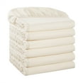 thumbnail image 1 of Host & Home Brushed Microfiber Fitted Sheets - Bedding Essentials - Queen - (6 Pack) Ivory, 1 of 7