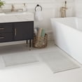 thumbnail image 1 of Host & Home Cotton 2-Piece Bath Rug Set, 17x24 & 20x32, Non-Slip Backing, Grey, 1 of 7