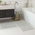 thumbnail image 1 of Host & Home Cotton 2-Piece Bath Rug Set, 17x24 & 20x32, Non-Slip Backing, Grey, 1 of 7