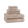 thumbnail image 1 of Host & Home Cotton 6-Piece Bath Towel Set - Soft & Absorbent - Latte Beige, 1 of 9