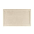 thumbnail image 1 of Host & Home Cotton Bath Rug, Stylish Textured Woven Design, Slip Resistant Backing, 20x32, Beige, 1 of 5