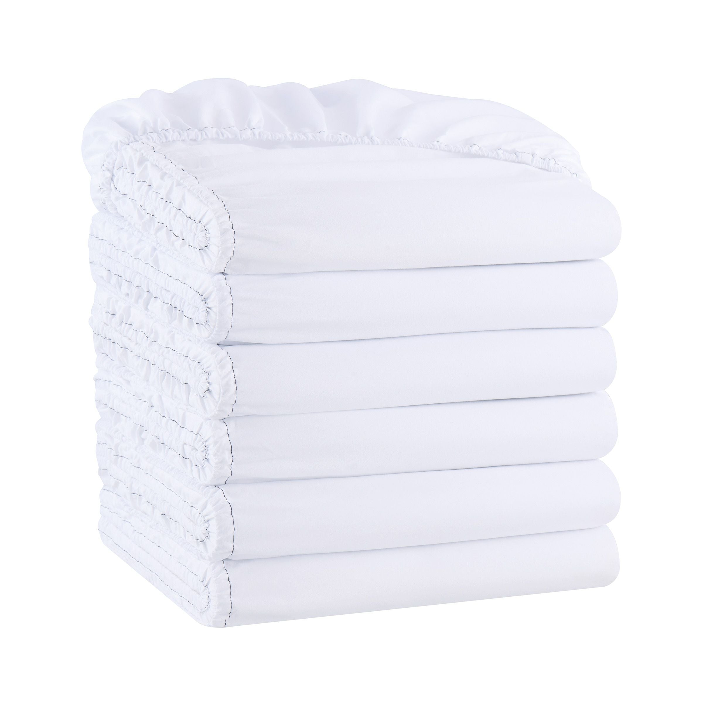 Host & Home Fitted Brushed Microfiber Sheets Bedding Essentials for