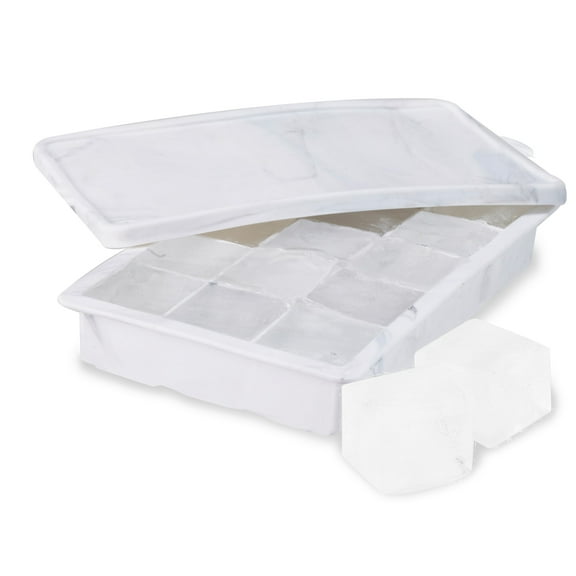 Host Ice Cube Tray, Ice Cubes for Cocktails, Water, Iced Tea Coffee, Marble