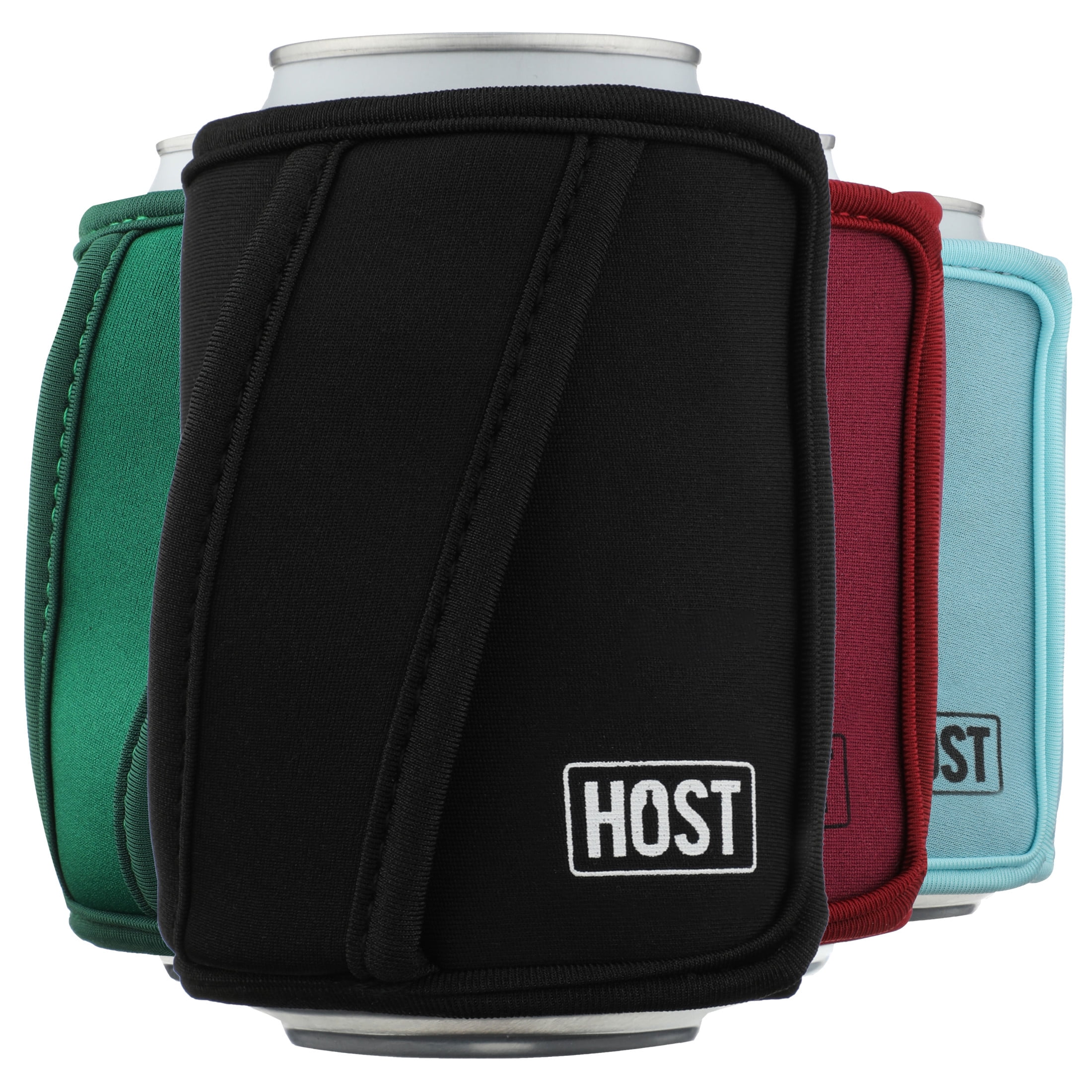 Host Insta-Chill Standard Can Sleeve for Beer, Soda, Seltzer, Juice, Black