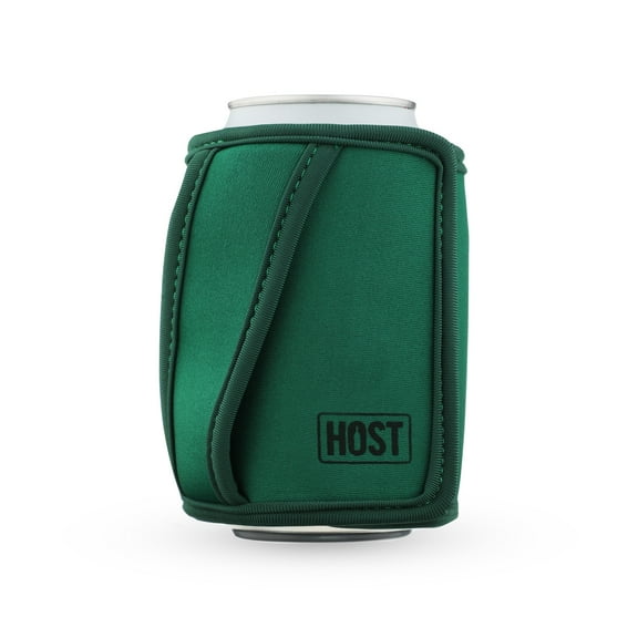 Host Insta-Chill Standard Can Sleeve for Beer, Soda, Juice Cans, Evergreen
