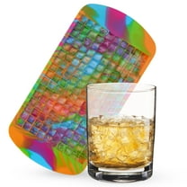 Host Mini Ice Cube Tray, Ice Cubes for Cocktails, Iced Tea, Colored Marble