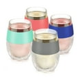 thumbnail image 1 of Host Freeze Wine Glasses, Cooling Cups, 8.5 oz, Set of 4, Assorted Colors, 1 of 10