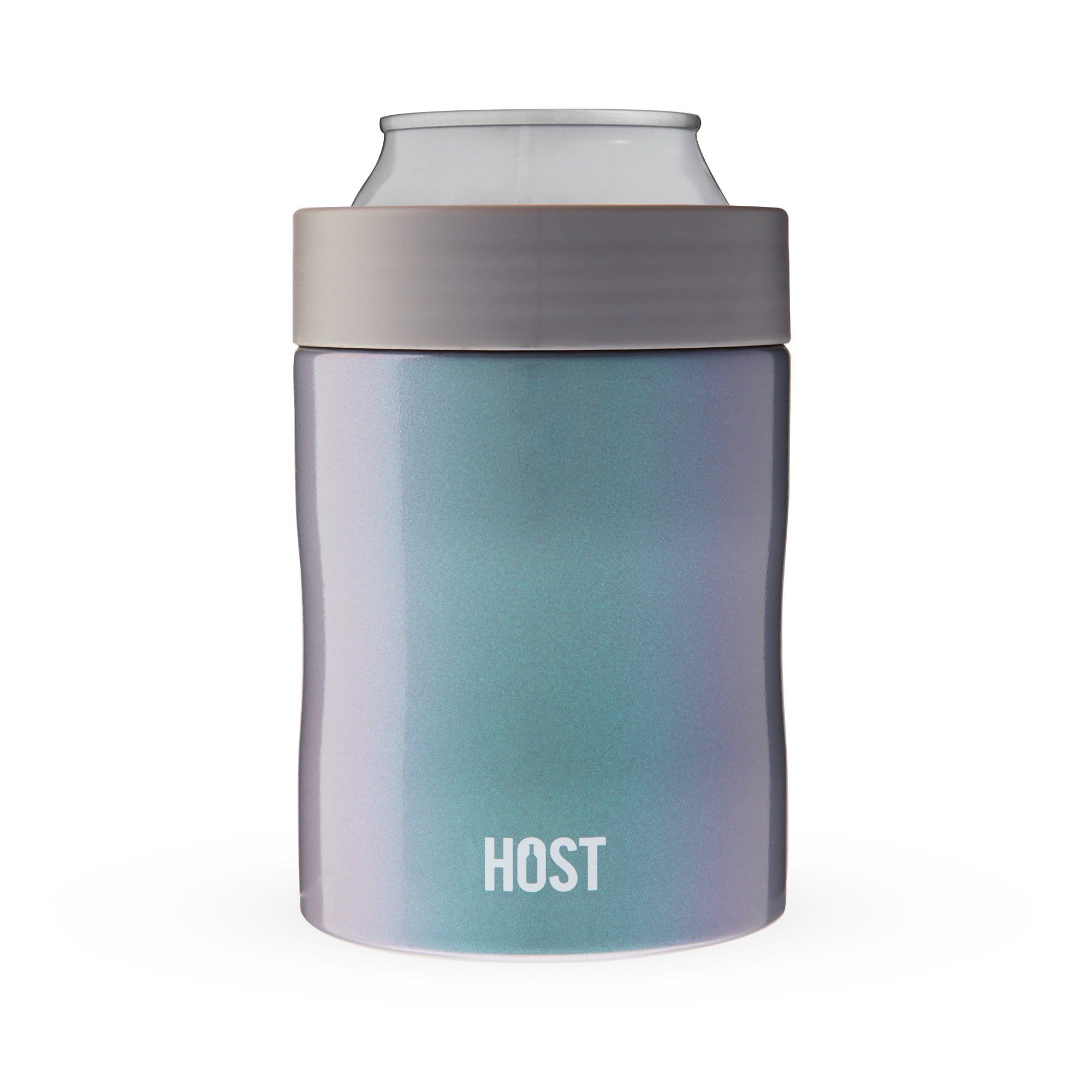 Host Stay-Chill Beer Cozy Insulated Can Cooler Tumbler - Double Walled  Stainless Steel Beer Can Insulator Holder for Standard Sized Cans - Space  Gray 