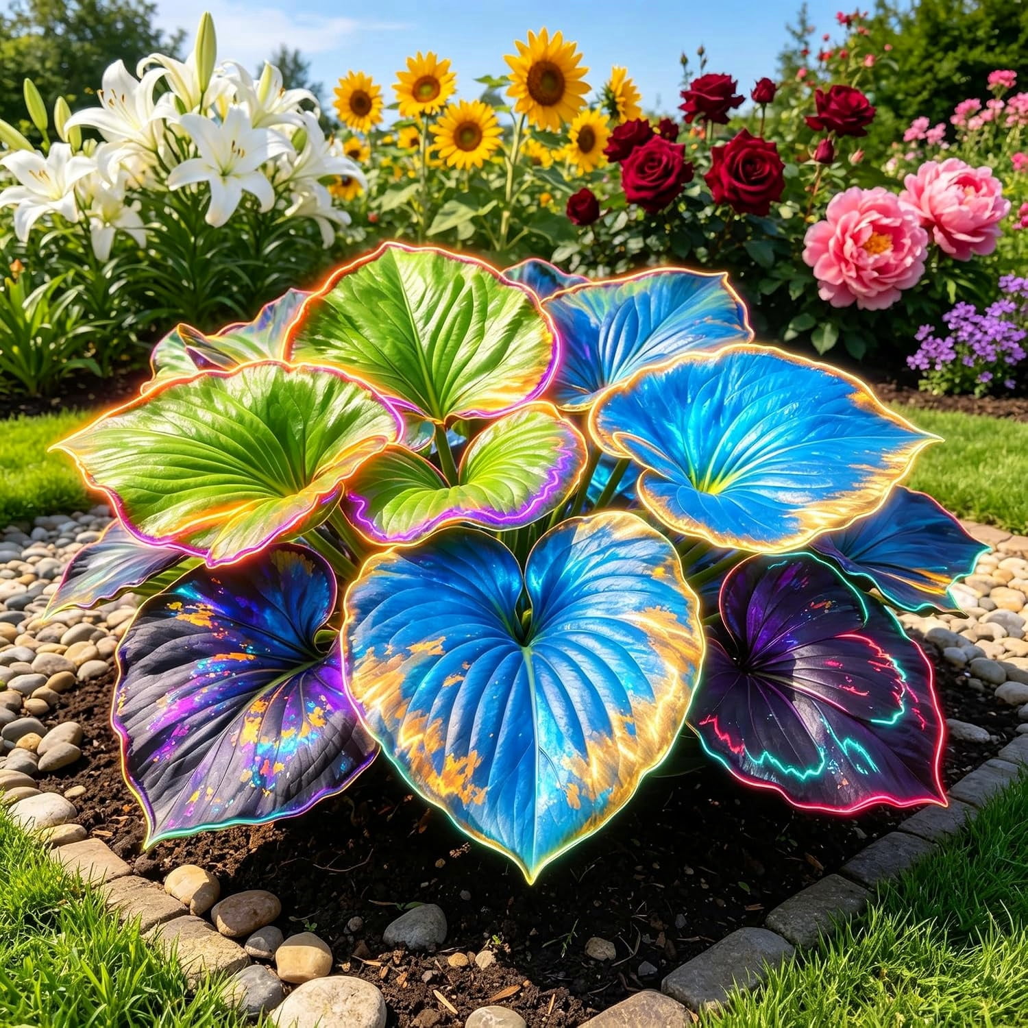 `Hosta Flower Bulbs, Easy‑Grow Low Maintenance Perennial, Suitable for
