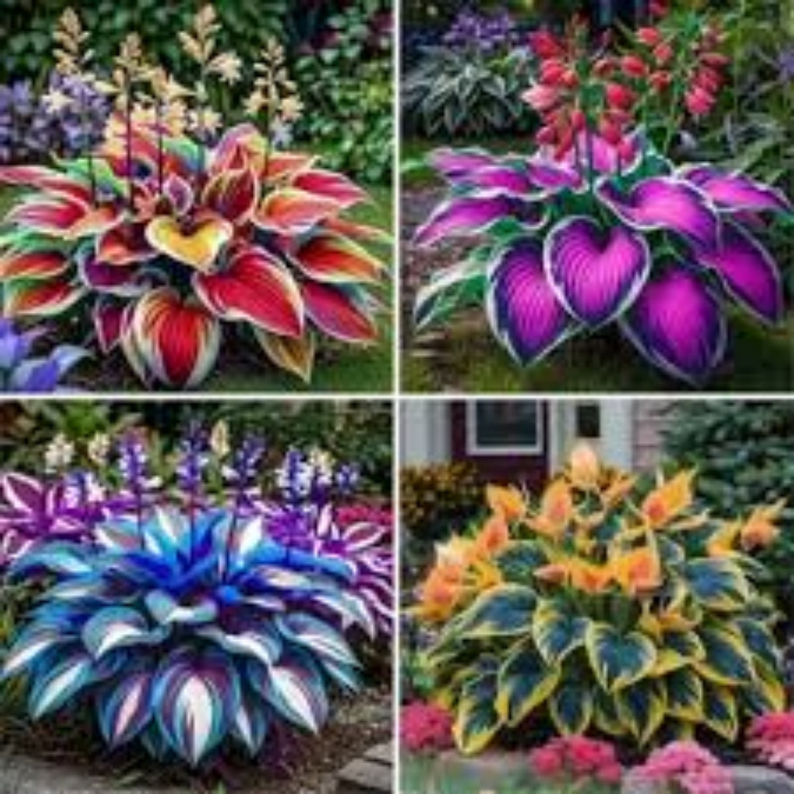 `Hosta Flower Bulbs, Easy‑Grow Low Maintenance Perennial, Suitable for