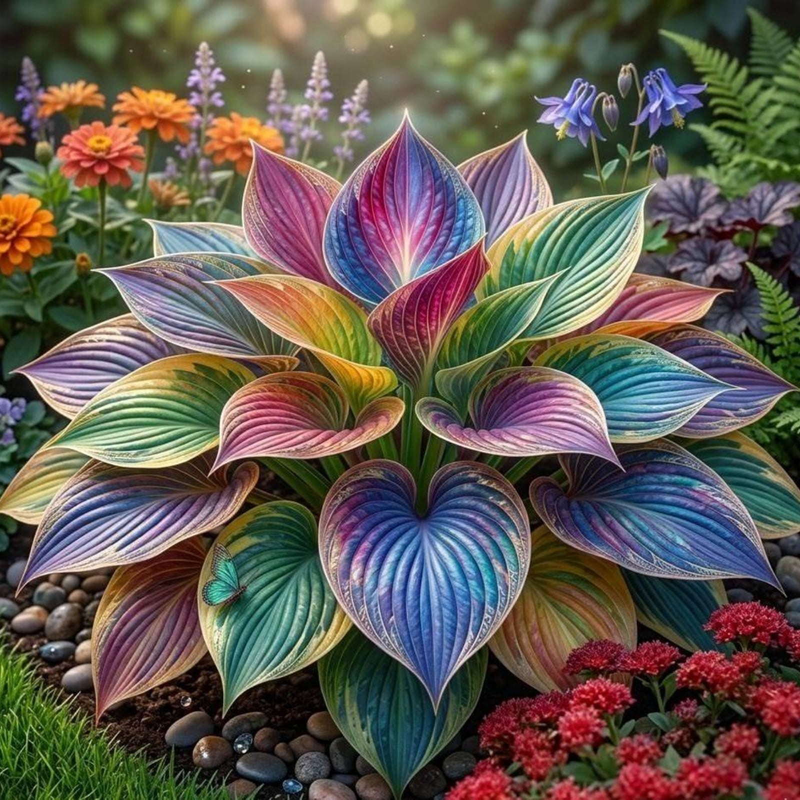 `Hosta Flower Bulbs, Easy‑Grow Low Maintenance Perennial, Suitable for