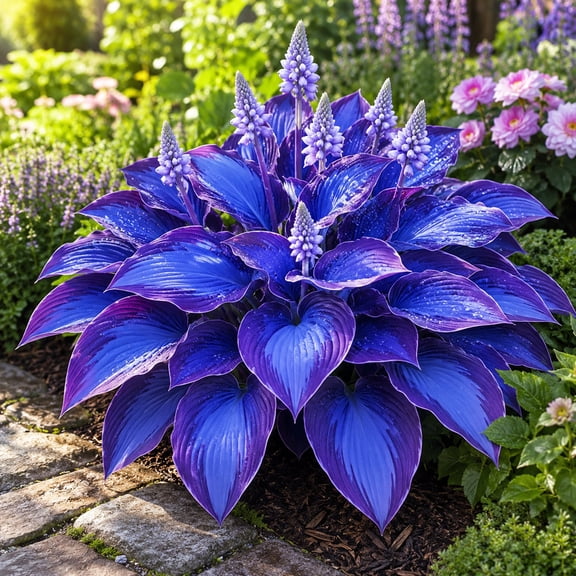 `Hosta Flower Bulbs, Low Maintenance Perennial Easy‑Grow, Suitable for Garden Beds, Borders, Pots and Planters`