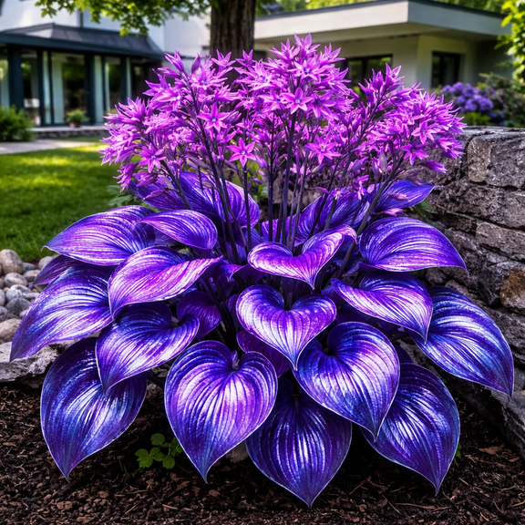 `Hosta Flower, EasyGrow Low Maintenance Perennial, Suitable for Garden Beds, Borders, Pots and Planters`