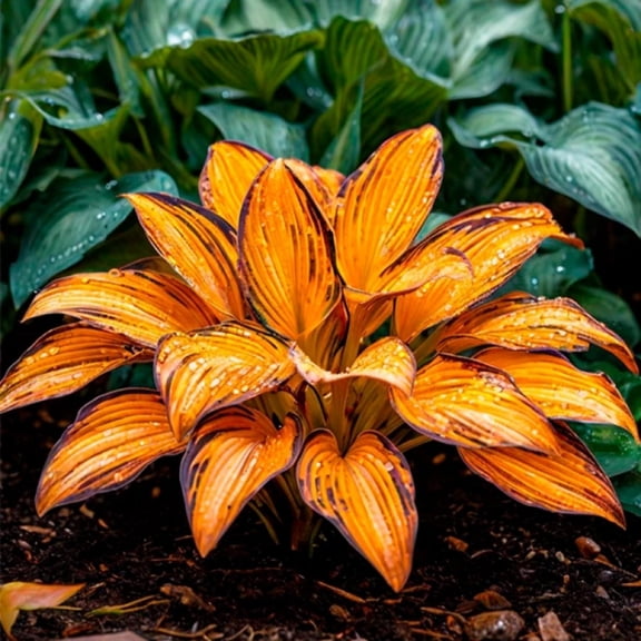 Hosta-Plants For Planting - Premium Garden Stakes Perfect for Borders - Striking Garden Elegance Decoration -