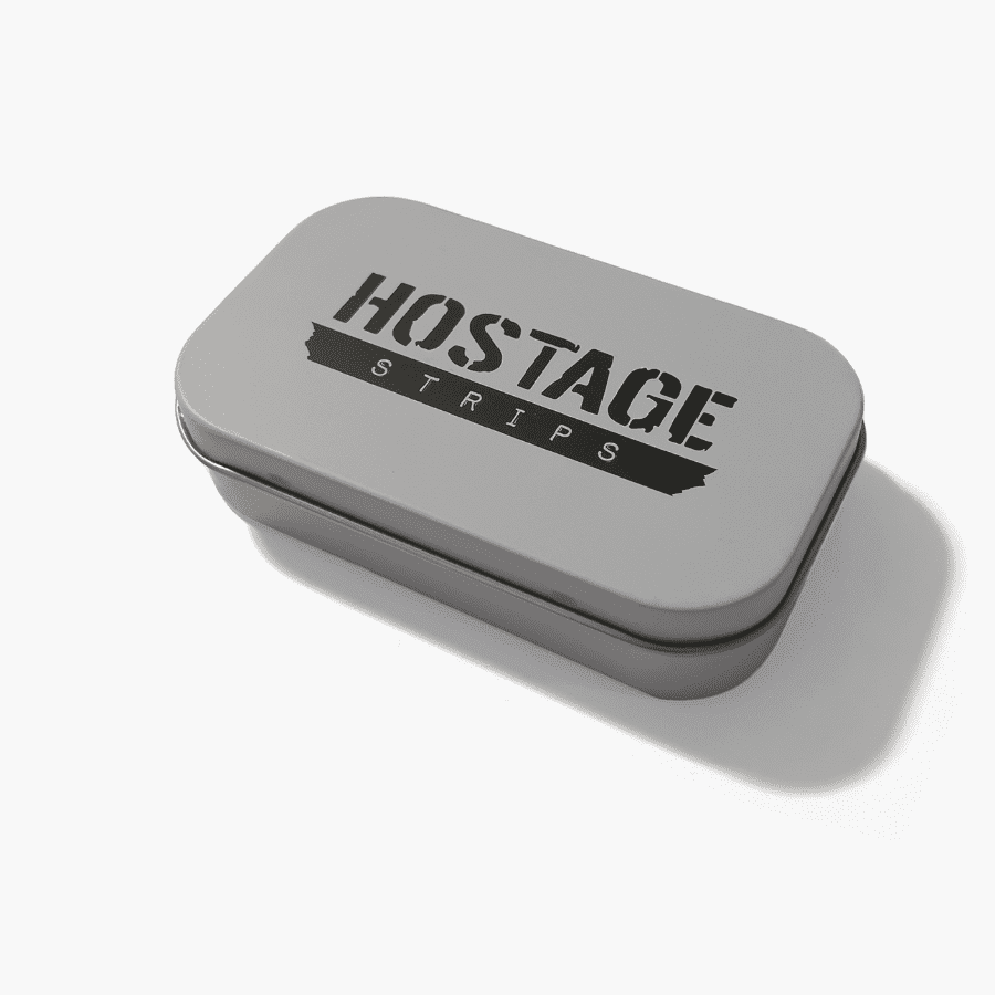 Hostage Nose Strips Storage Tin - Portable Supply for Easy Breathing
