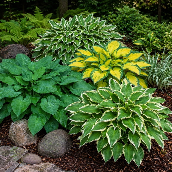 Hostas For Planting-Easy Planting-Perennial-Gardens Decoration Premium Stakes (Non-Artificial)