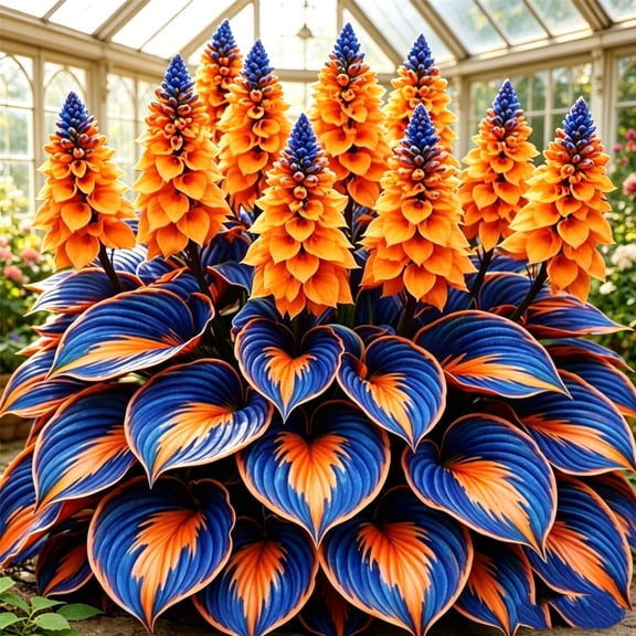 Hostas Planting-Beautiful Gift Garden-Bloom Year After Year-(Non-Artificial)-Ornamental-Premium Garden Stakes-Home Decoration