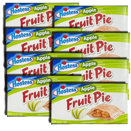 Hostess Fruit Pie, Apple, 4.25 Ounce, 8 Count