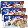 thumbnail image 1 of Hostess Blueberry Danish Value Pack | Individually Wrapped | 6 Count Box | Pack of 3 (18 Total Danish), 1 of 6