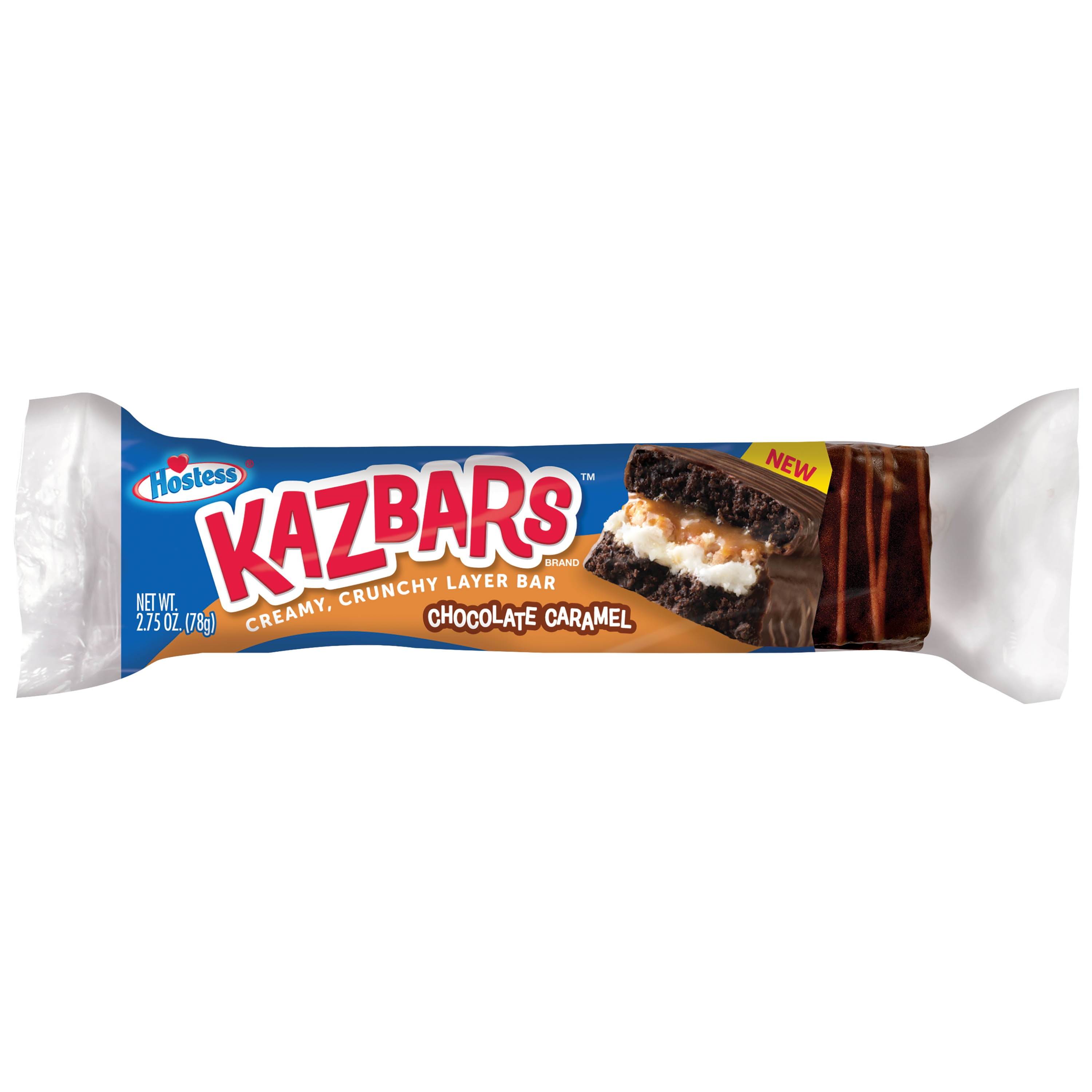 Hostess Brands Hostess KazBars Chocolate Carmel, Single Serve, 2.75oz