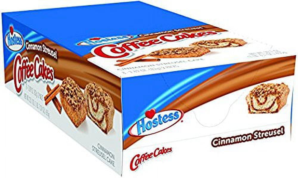 Hostess Coffee Cakes, Cinnamon Streusel, 2.89 Ounce, 8 Count BONUS 1