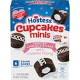 thumbnail image 1 of Hostess Cupcakes Minis, Chocolate Snack Cakes, 8.17 oz Box (6 Pouches), 1 of 5