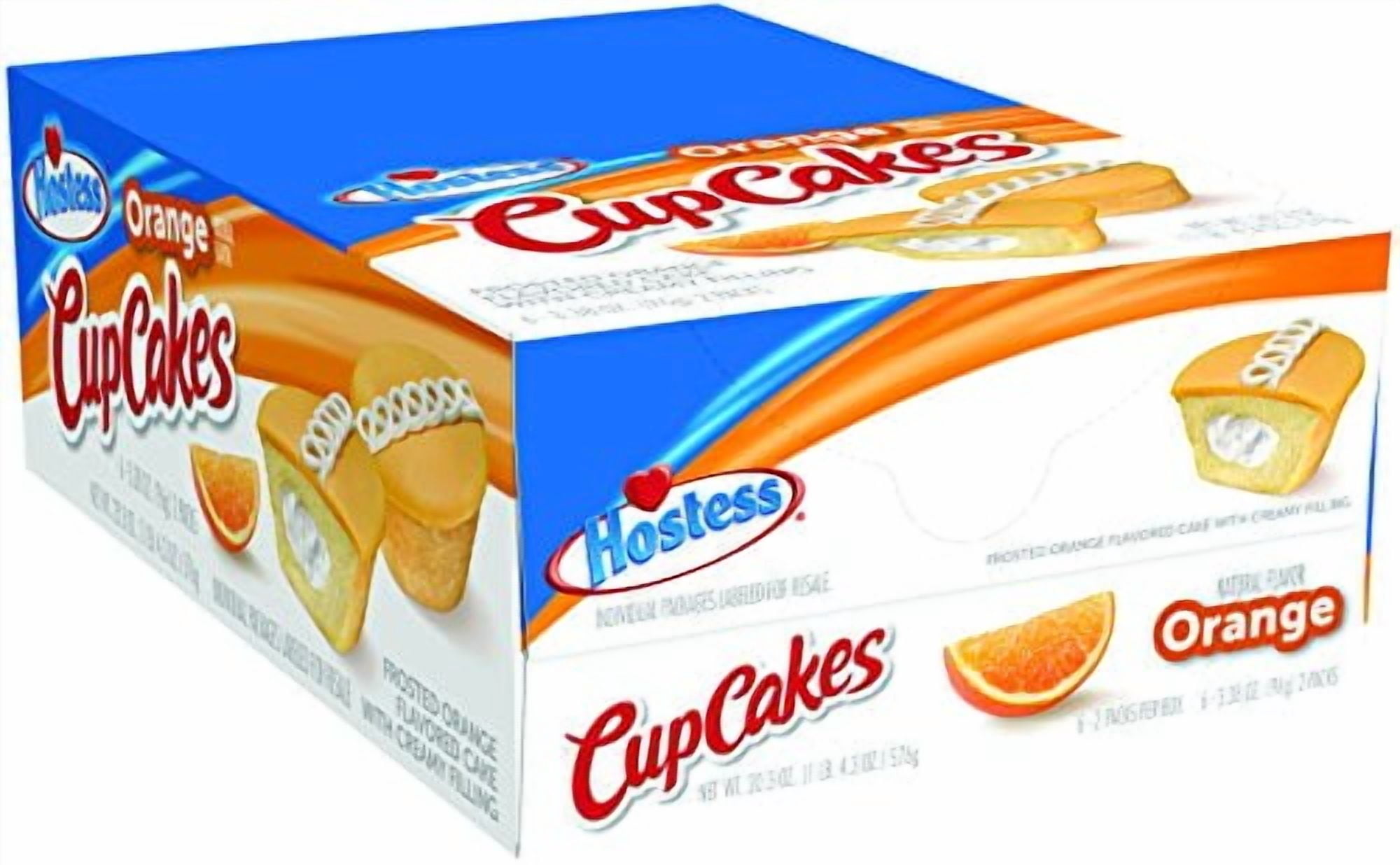 Hostess Cupcakes, Orange, 3.38 Ounce, 6 Count